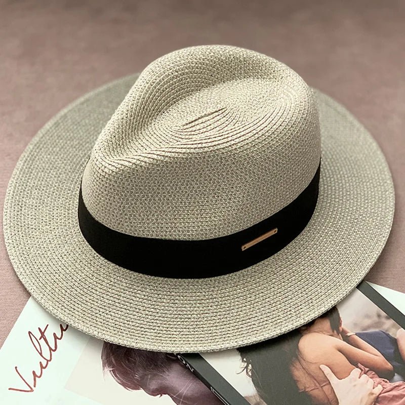 Adjustable Panama Straw Hat - HAT MARTS