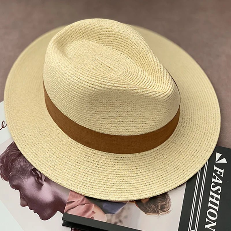 Adjustable Panama Straw Hat - HAT MARTS