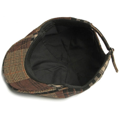 Artist Painter Beret - Vintage Plaid