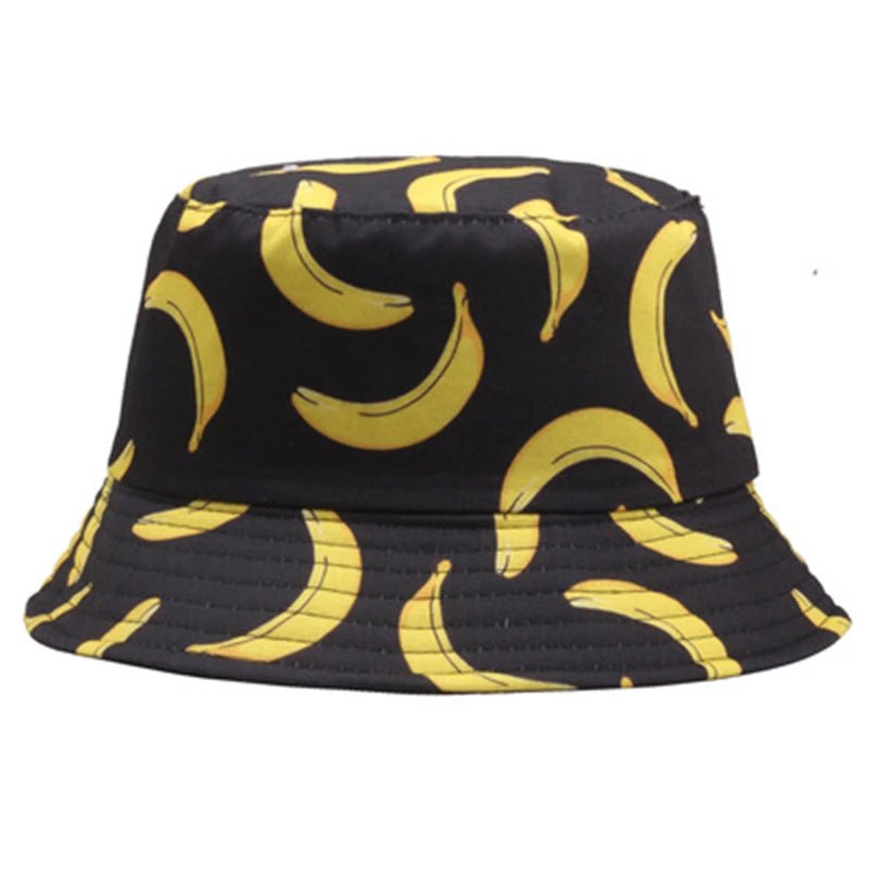 Banana Print Bucket Hat - HAT MARTS