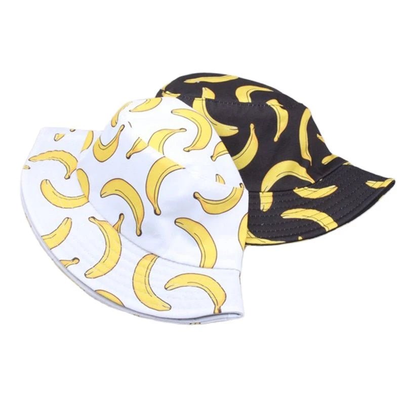 Banana Print Bucket Hat - HAT MARTS