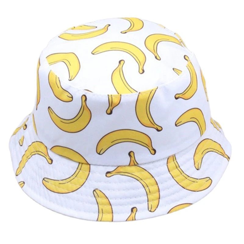 Banana Print Bucket Hat - HAT MARTS