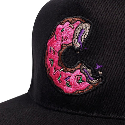 Baseball Cap with Donut Embroidery - HAT MARTS