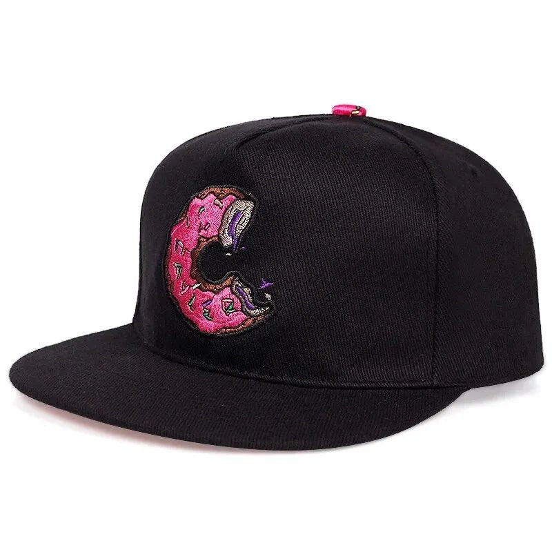 Baseball Cap with Donut Embroidery - HAT MARTS