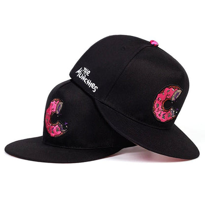 Baseball Cap with Donut Embroidery - HAT MARTS