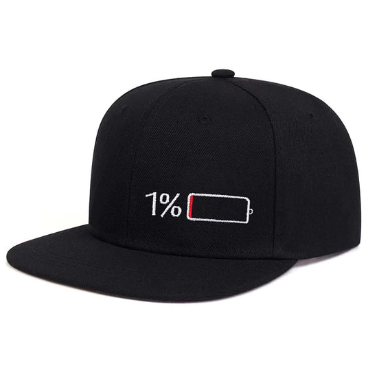 Battery Embroidered Baseball Cap - HAT MARTS