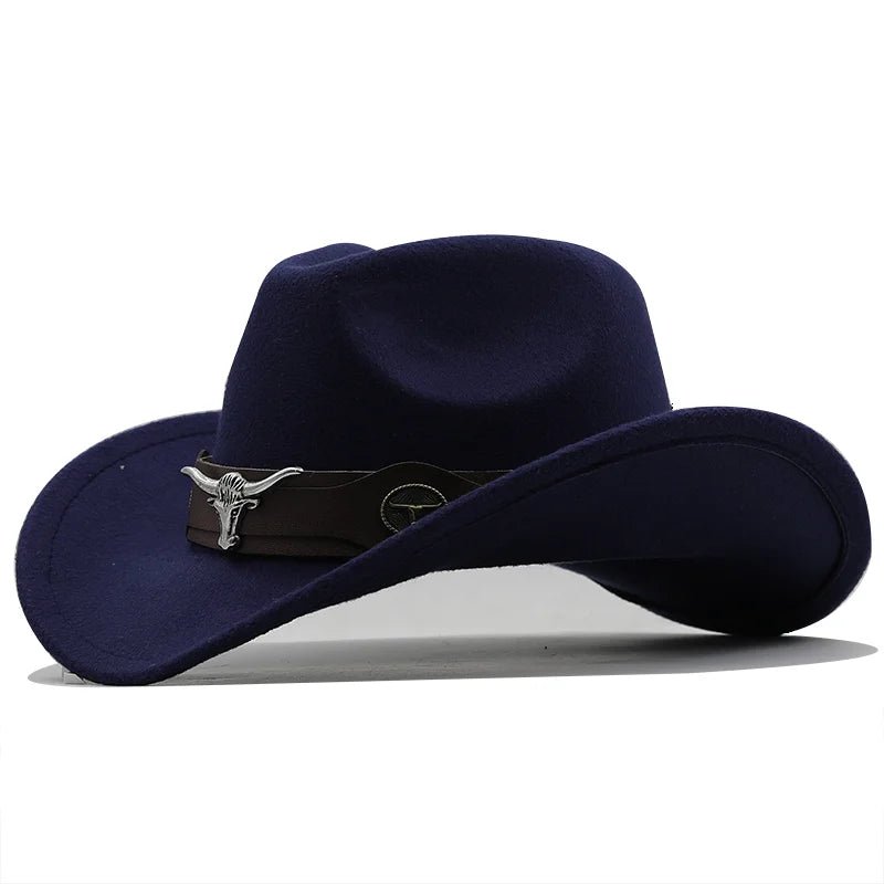 Black Wool Cowboy Hat