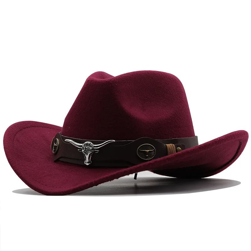 Black Wool Cowboy Hat