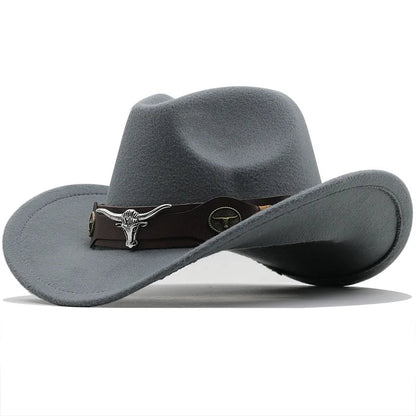 Black Wool Cowboy Hat