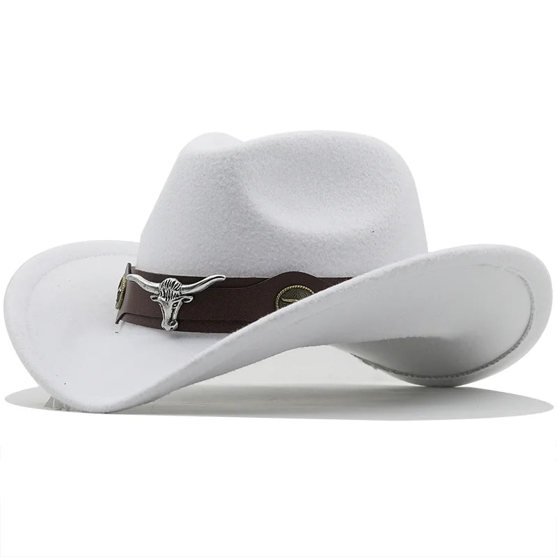 Black Wool Cowboy Hat