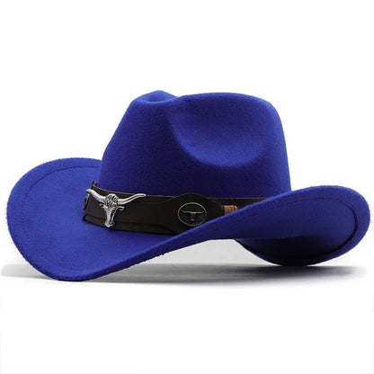 Black Wool Cowboy Hat