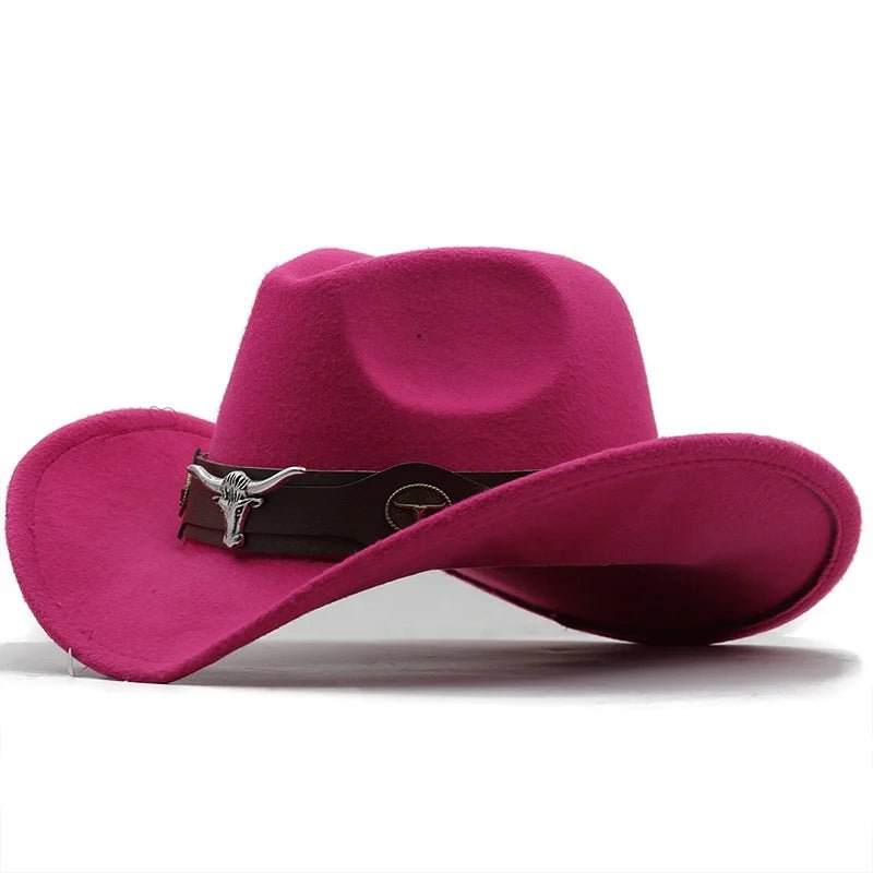 Black Wool Cowboy Hat