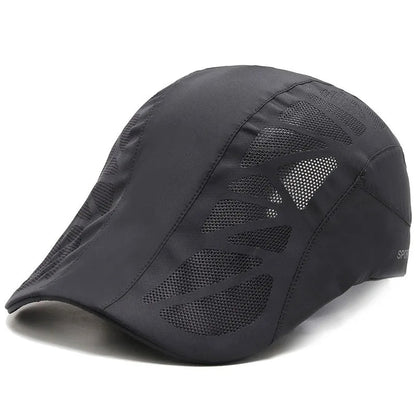 Breathable Mesh Baseball Cap with Sun Visor - HAT MARTS