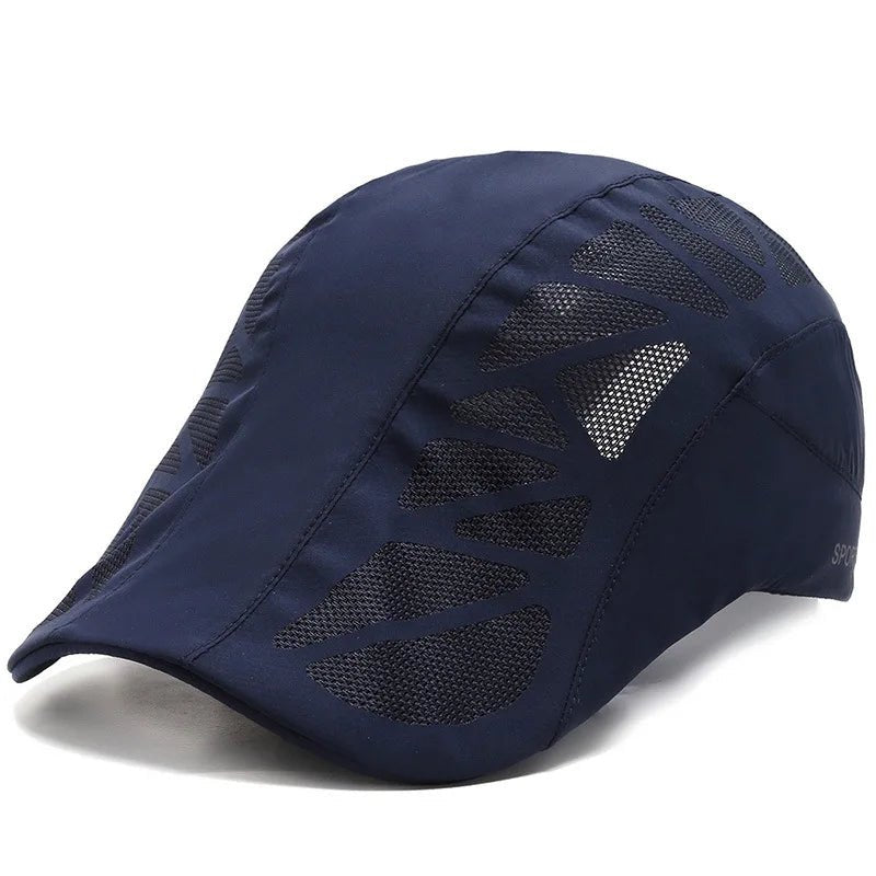 Breathable Mesh Baseball Cap with Sun Visor - HAT MARTS