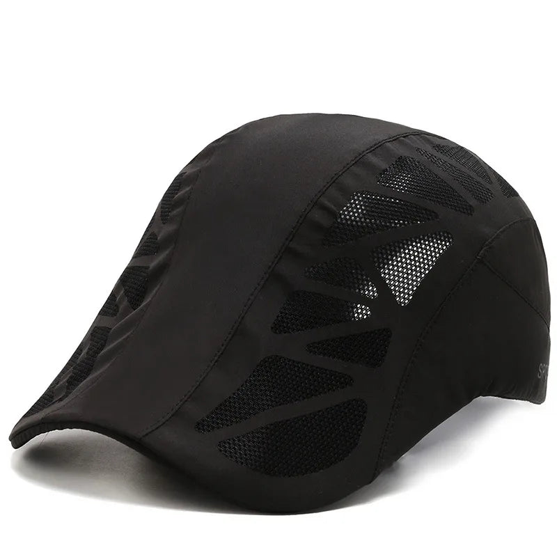 Breathable Mesh Baseball Cap with Sun Visor - HAT MARTS