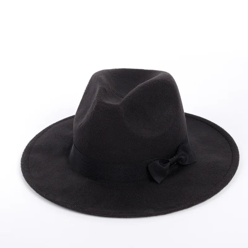 Classic Wide Brim Fedora Hat - HAT MARTS