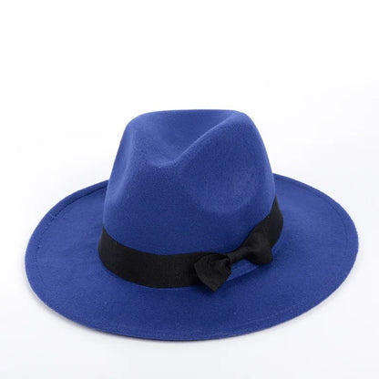 Classic Wide Brim Fedora Hat - HAT MARTS