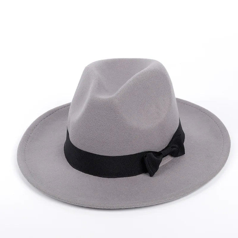 Classic Wide Brim Fedora Hat - HAT MARTS