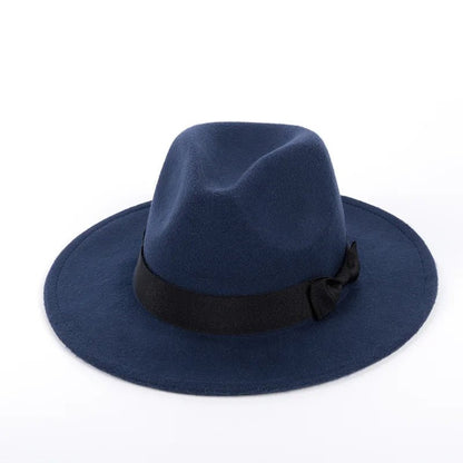 Classic Wide Brim Fedora Hat - HAT MARTS