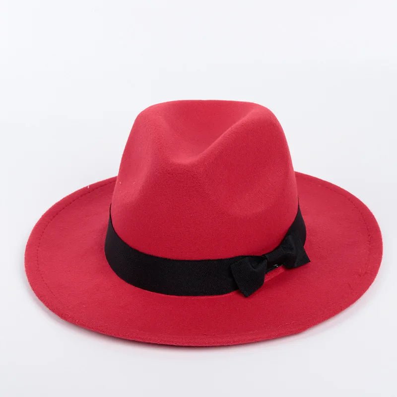 Classic Wide Brim Fedora Hat - HAT MARTS