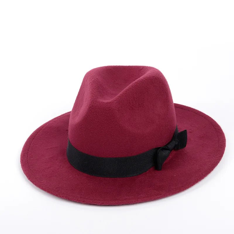 Classic Wide Brim Fedora Hat - HAT MARTS