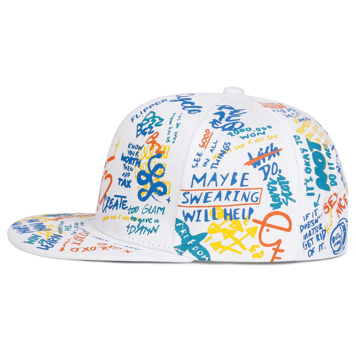 Colorful Graffiti Baseball Cap - HAT MARTS