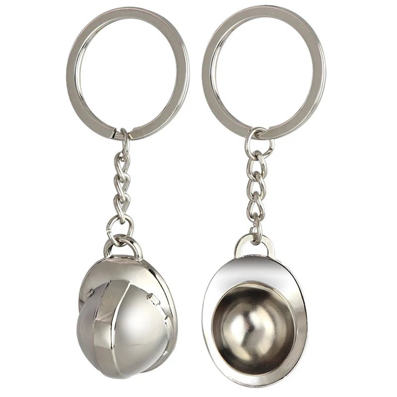 Creative Simulation Mini Metal Hard Hat Keychain - HAT MARTS