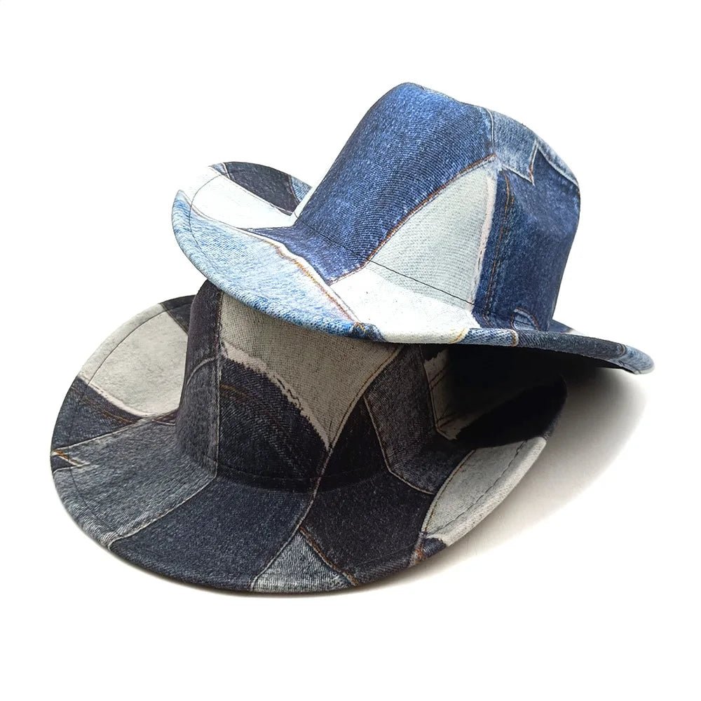 Denim Cowboy Hat - HAT MARTS