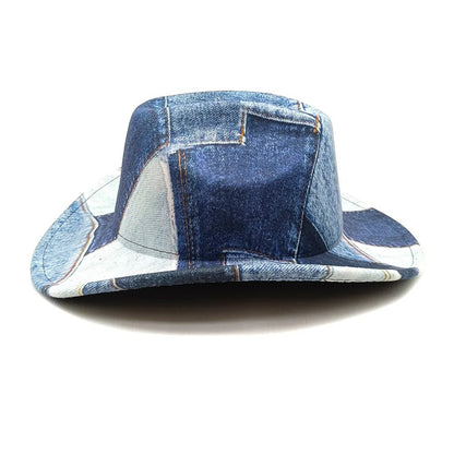 Denim Cowboy Hat - HAT MARTS