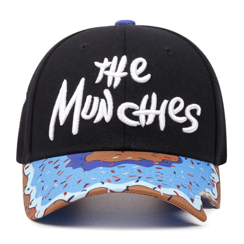 Donut Print Baseball Cap - Adjustable and Unisex - HAT MARTS