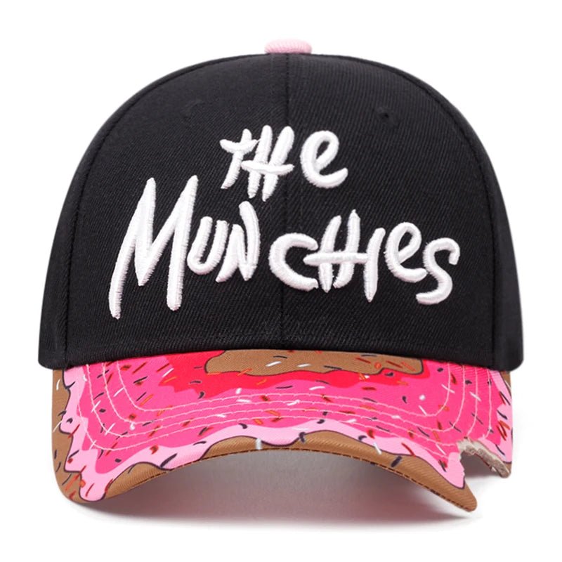 Donut Print Baseball Cap - Adjustable and Unisex - HAT MARTS