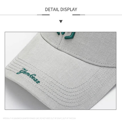 Embroidered Cotton Baseball Cap - HAT MARTS