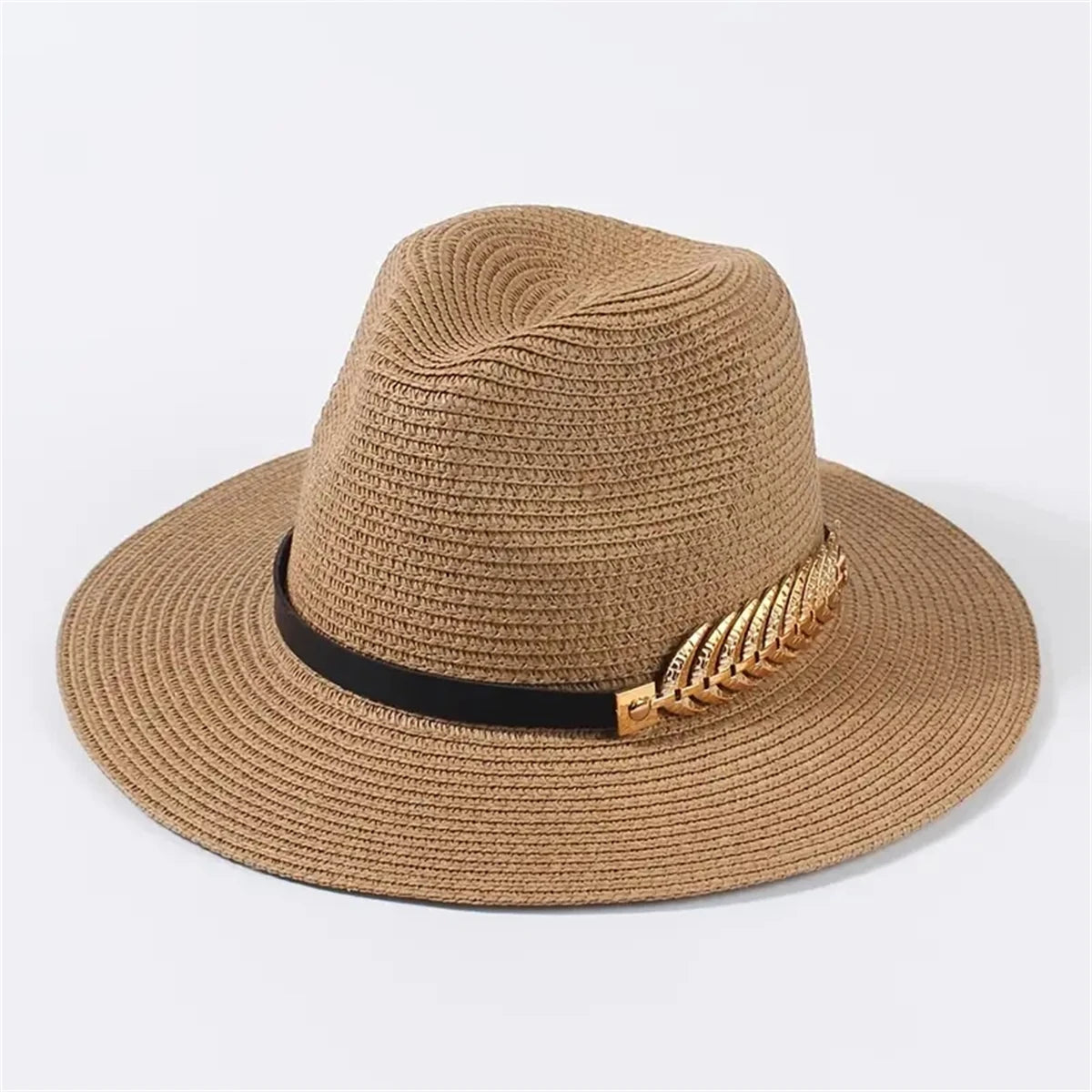 Flat Brim Straw Hat