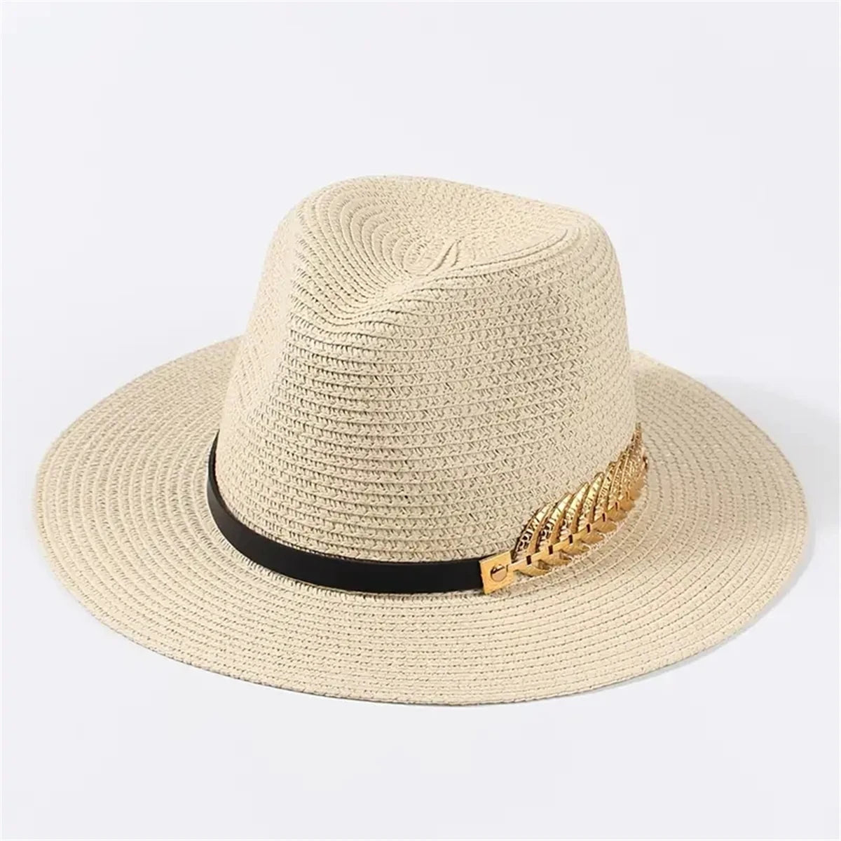 Flat Brim Straw Hat