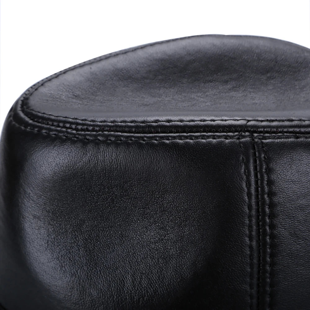 Genuine Sheepskin Leather Hat - HAT MARTS