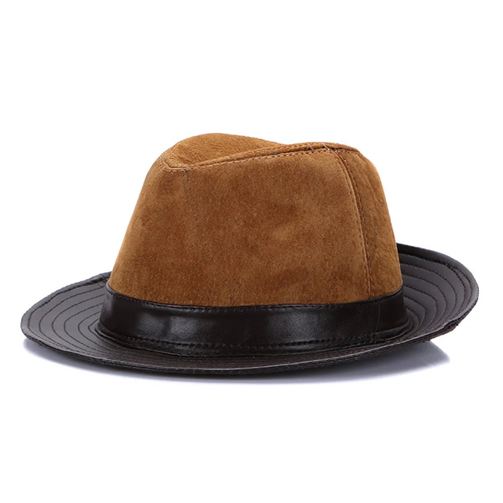 Genuine Sheepskin Leather Hat - HAT MARTS