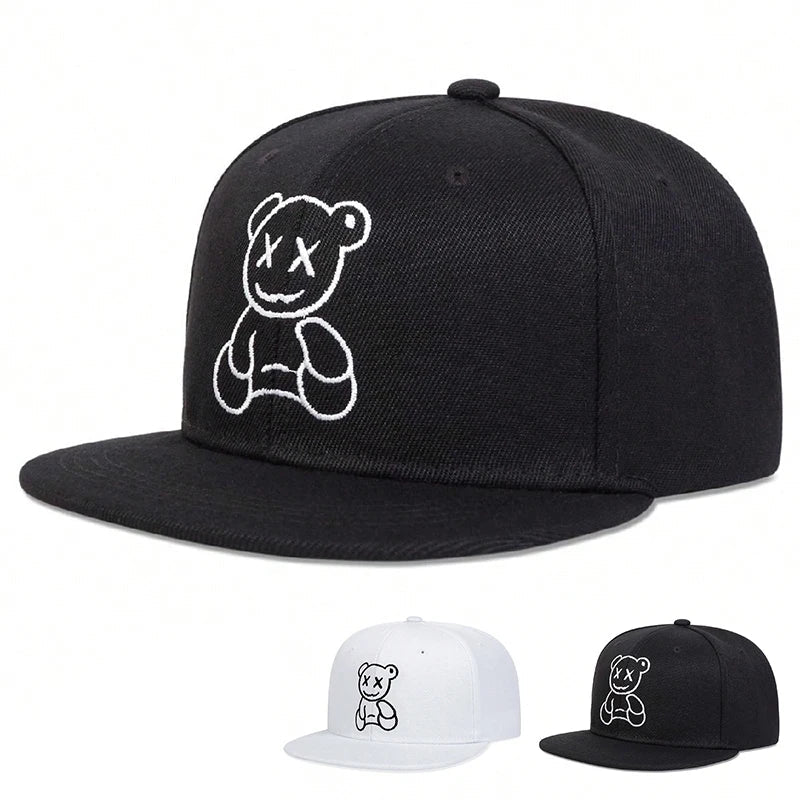 Little Bear Embroidered Baseball Cap - HAT MARTS