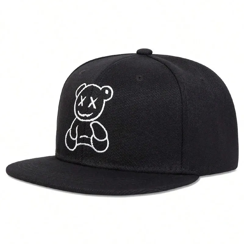 Little Bear Embroidered Baseball Cap - HAT MARTS