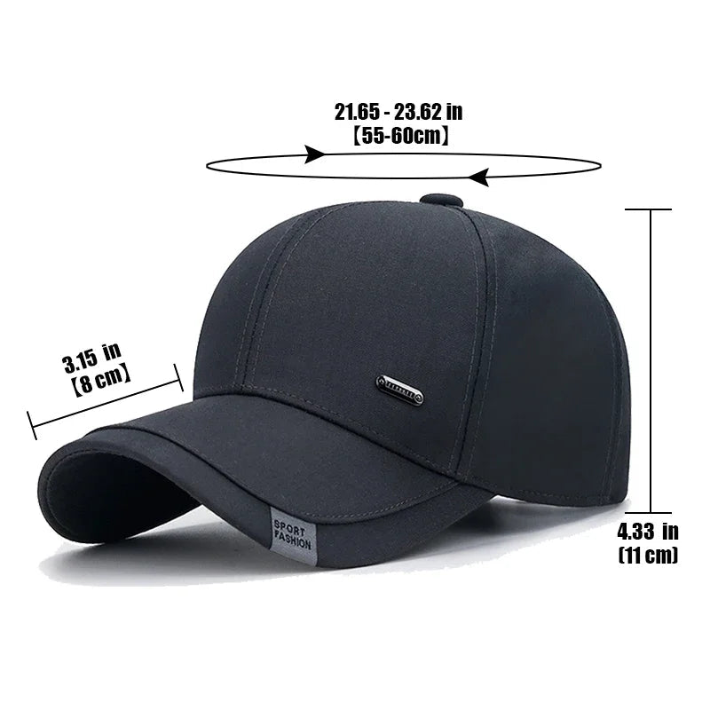 Men's Classic Cotton Baseball Cap - HAT MARTS