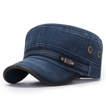 Men's Denim Baseball Cap - Adjustable and Breathable - HAT MARTS