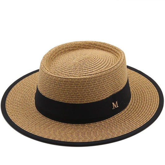 Panama Straw Hat for Women - Summer Sun Protection