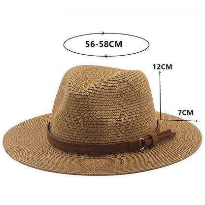 Panama Straw Sun Hat - HAT MARTS