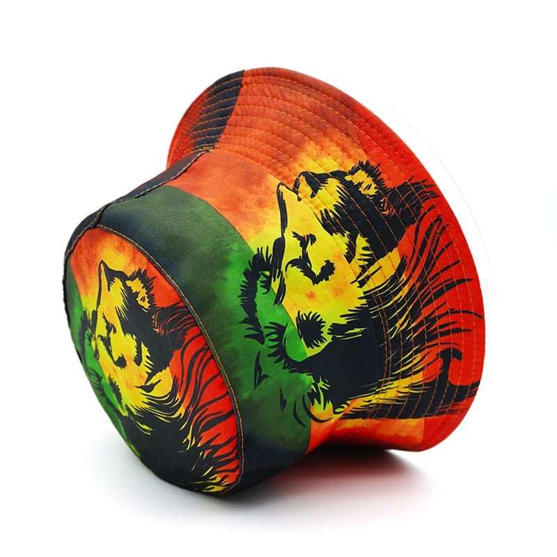 Rasta Lion Bucket Hat - HAT MARTS