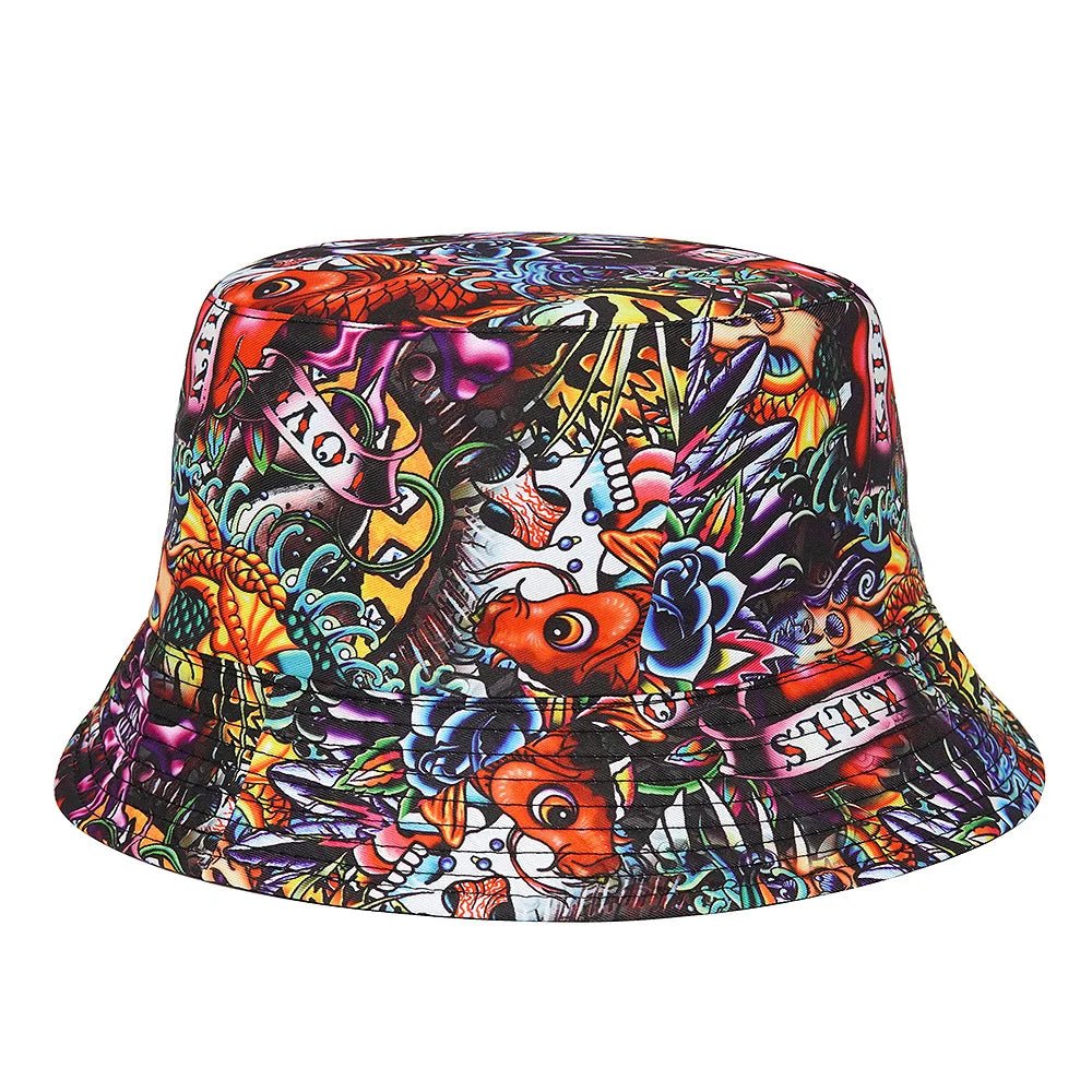 Reversible Animal Print Bucket Hat - HAT MARTS