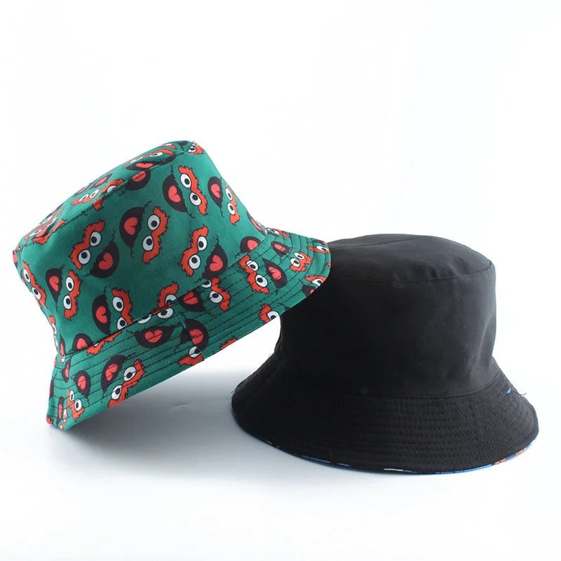 Reversible Cartoon Bucket Hat - HAT MARTS