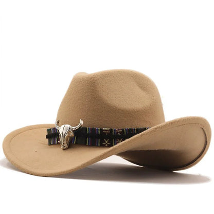 Simple White Western Cowboy Hat