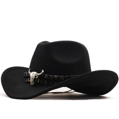 Simple White Western Cowboy Hat