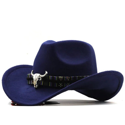 Simple White Western Cowboy Hat