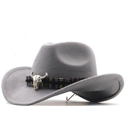 Simple White Western Cowboy Hat