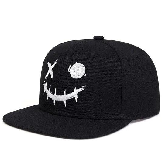 Smiley Face XO Baseball Cap - HAT MARTS